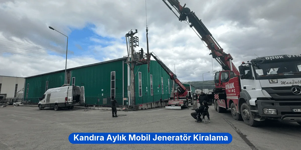 Kandıra Aylık Mobil Jeneratör Kiralama