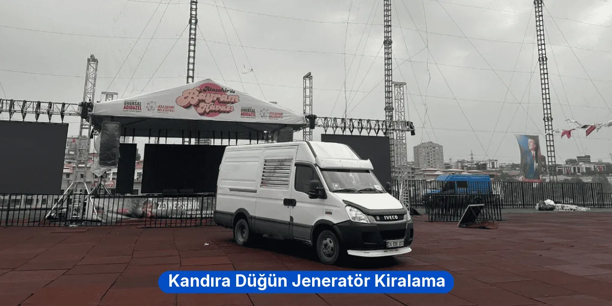 Kandıra Düğün Jeneratör Kiralama