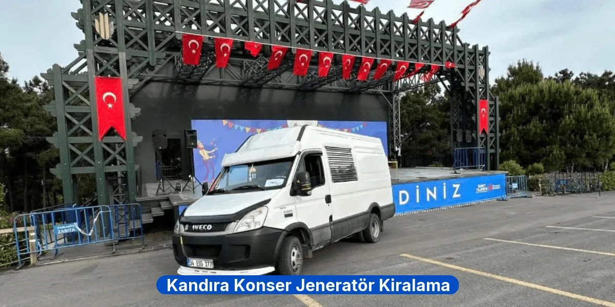 Kandıra Konser Jeneratör Kiralama
